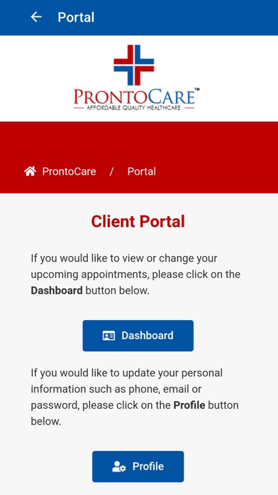 ProntoCare Screenshot