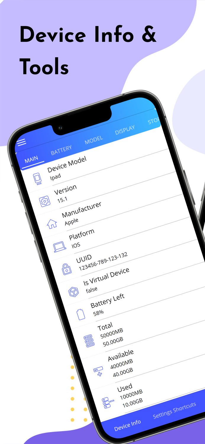 Device Settings Information