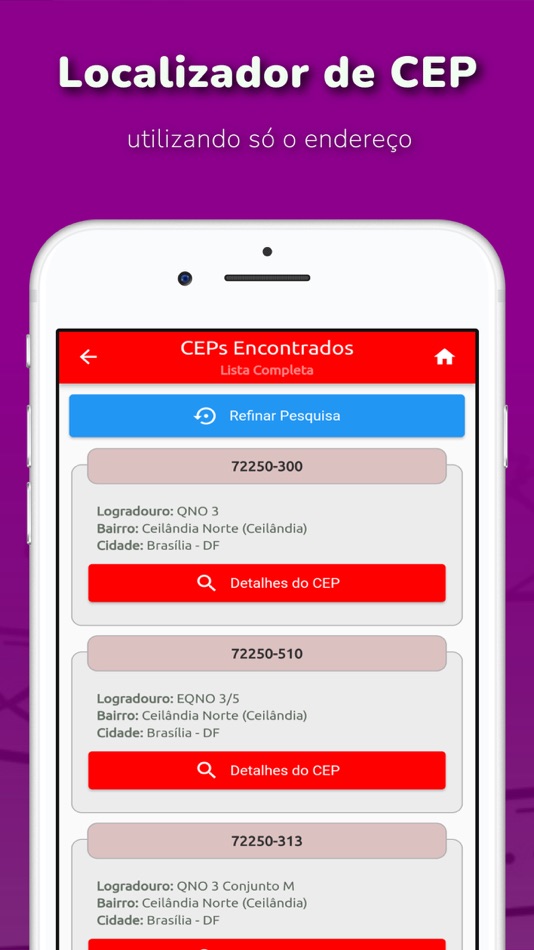 #4. Busca CEP - Consulta Correios (iOS) Ved: G PLUS - TECNOLOGIA DA INFORMACAO EIRELI
