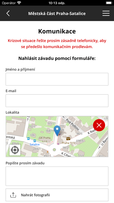 Moje Satalice Screenshot