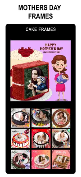Game screenshot Mother's Day Photo Frames Cake apk