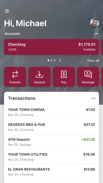 Stillman Bank Screenshot