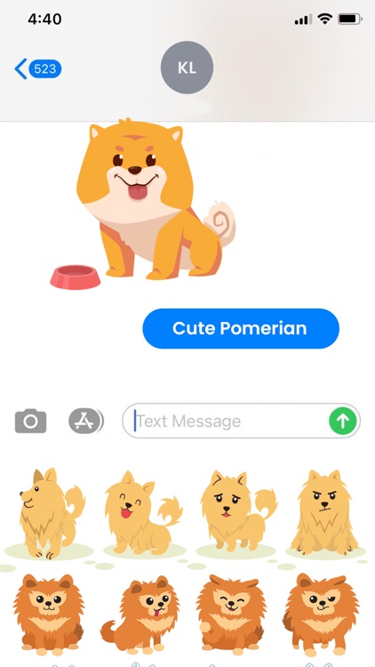 Baby Pomeranian Stickers