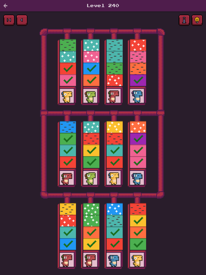 Sorting Puzzle Save the Dinos