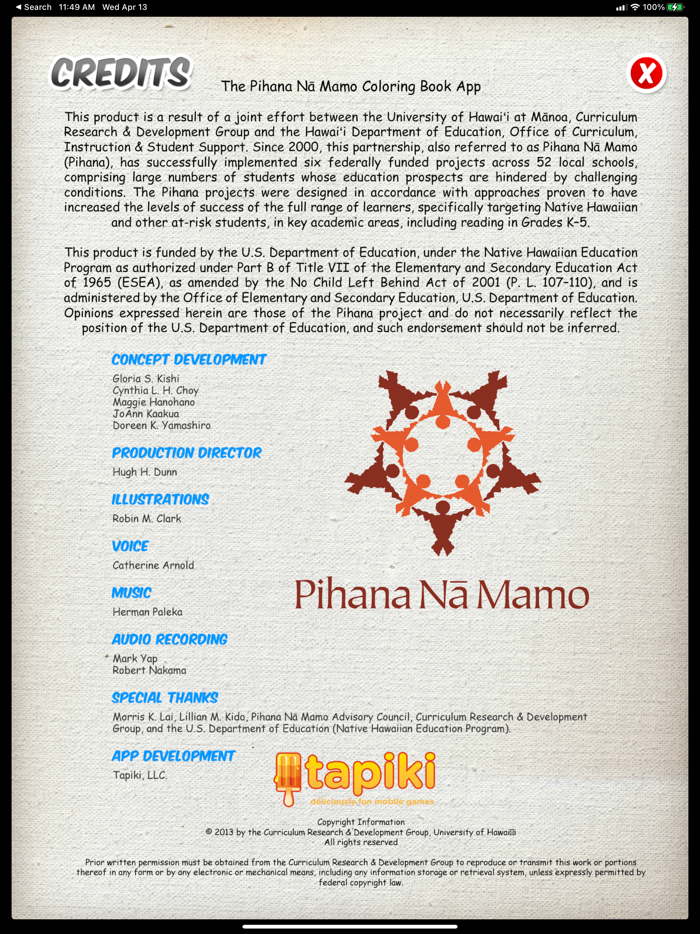 Pihana ABCs