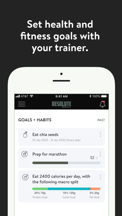 Resolute Coaching & Nutrition Screenshot