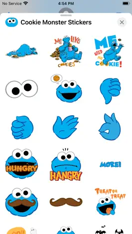 Game screenshot Cookie Monster Stickers hack