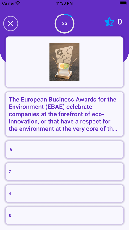 #1. LearnEU EuroQuiz (iOS) De: DamaSistem
