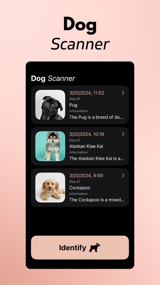 #2. Dog Scanner Breed Identifier (iOS) 来自: Arda Sen