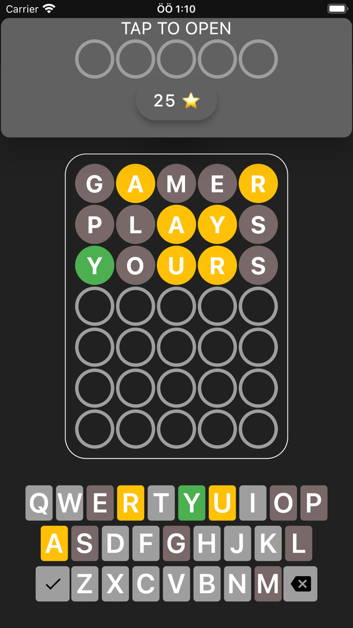 LettersUnlimited word puzzle