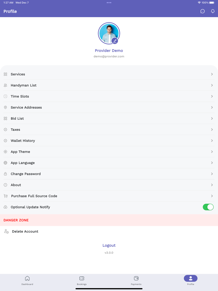 Handyman Service for Provider