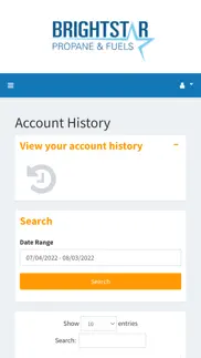 brightstar propane and fuels iphone screenshot 2