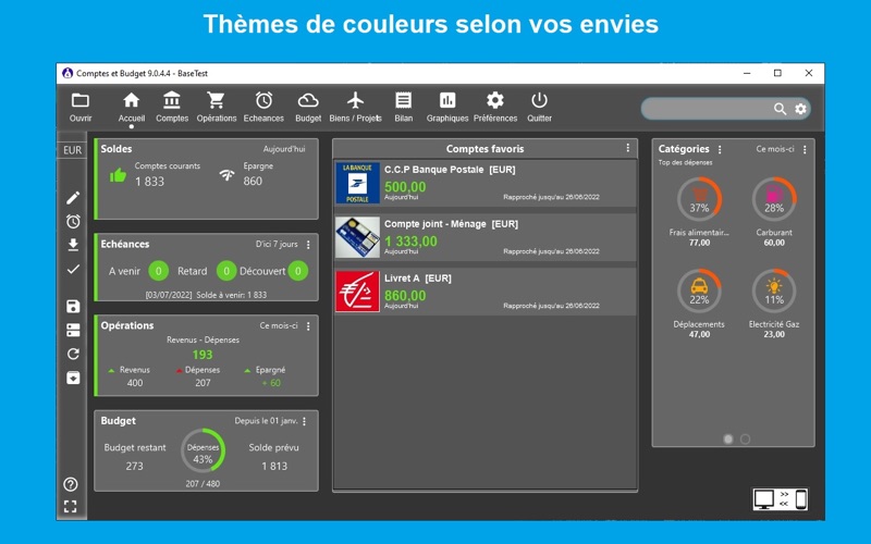 Screenshot #3 pour Comptes et Budget