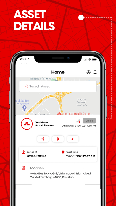 Vodafone Smart Tracker Screenshot