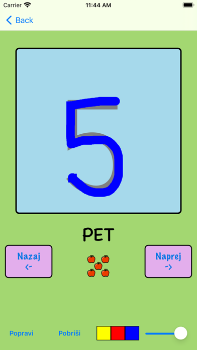 Nauči se: Številke iPhone screenshot 3 - Education app