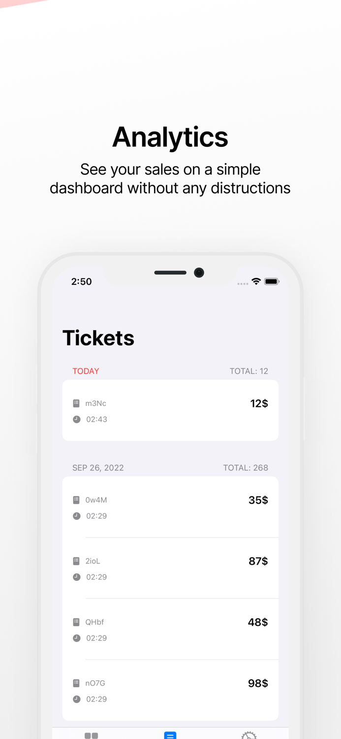 Restaurant POS system