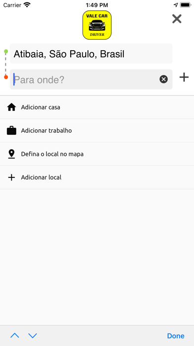 Vale Car Driver Passageiro Screenshot