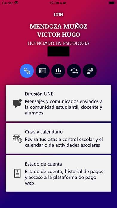 UNE: Universidad del Noreste Screenshot