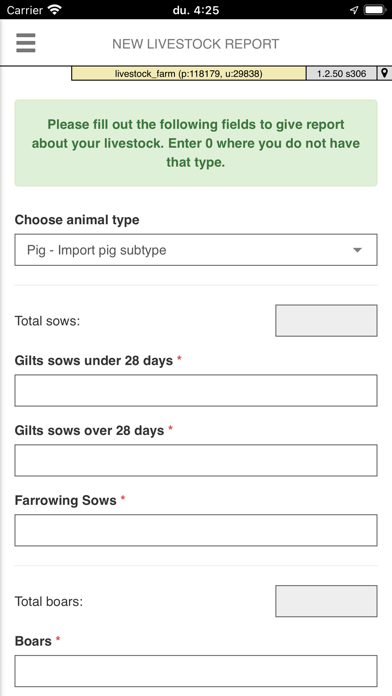 Admin TE-FOOD Vietnam Screenshot