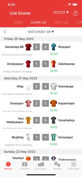 Game screenshot Live Scores for Super Lig App mod apk