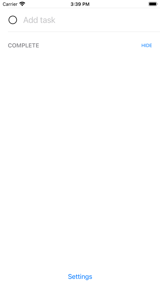 #3. Five Tasks - Tiny To Do List (iOS) 由: Spencer Walden