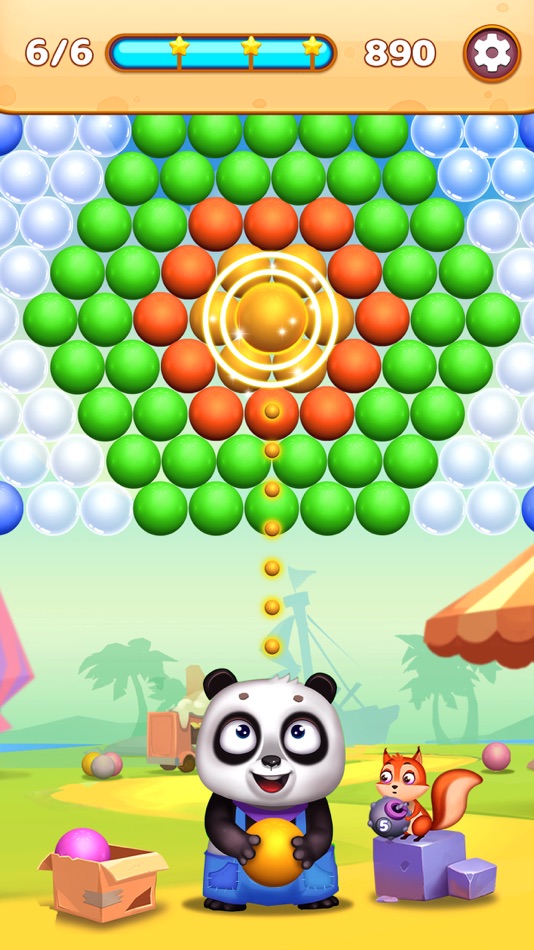 #5. Panda Bubble Shooter Puzzle (iOS) By: Sonat Joint Stock Company