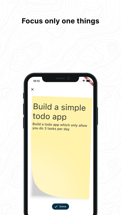 TODO 3: Only 3 tasks per day Screenshot