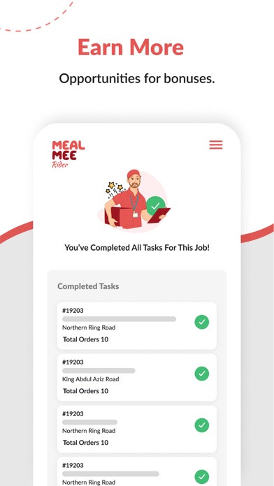 MealMee Rider Screenshot