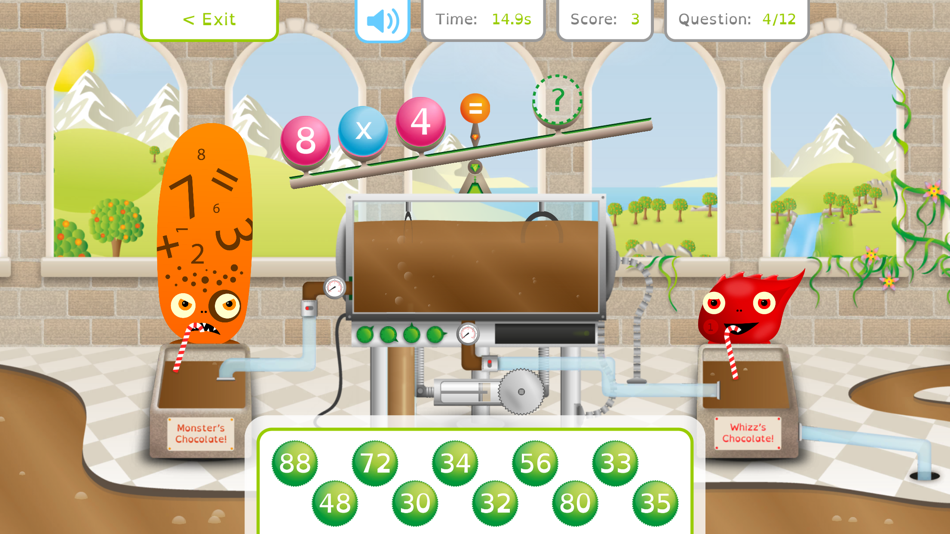 #4. Squeebles Times Tables Connect (iOS) 由: KeyStageFun