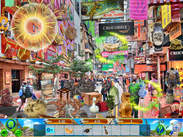 Hidden Object World Travel Pic