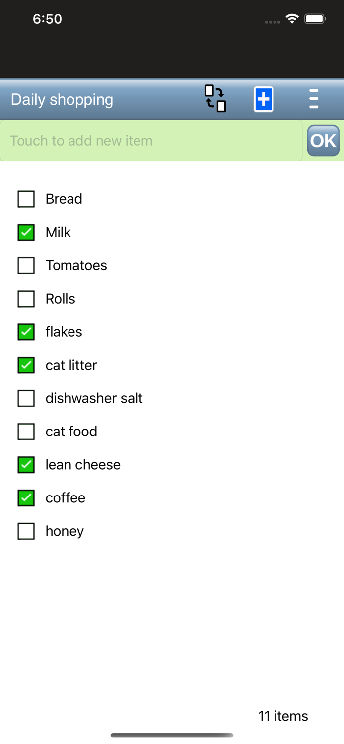 BRING Shopping list