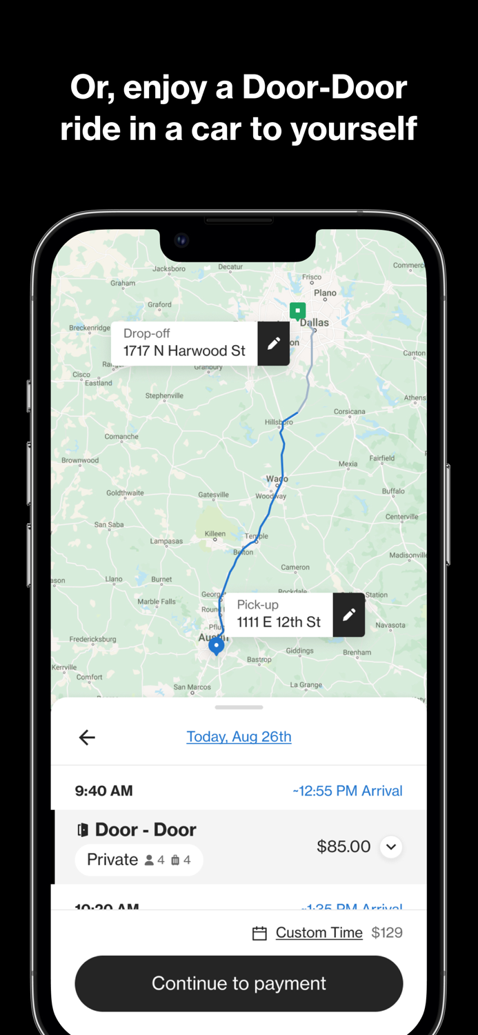 Hitch - City-to-City Rideshare