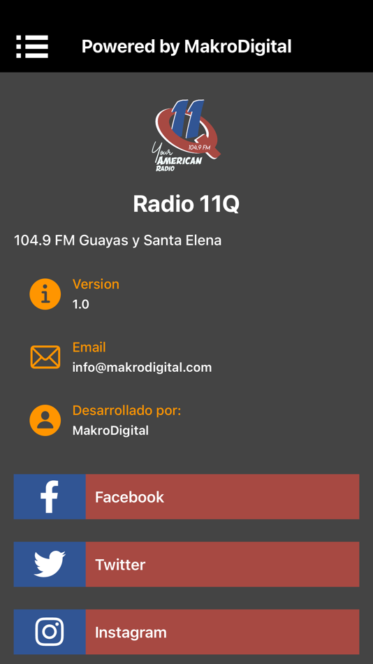 #2. Radio 11Q (iOS) 게시자: Javier Bautista