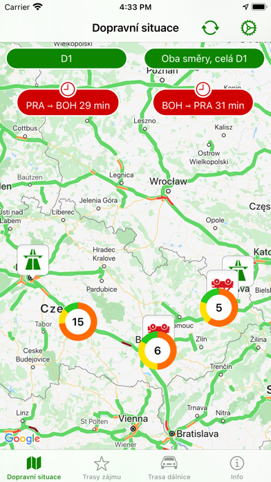 Dopravní situace Screenshot