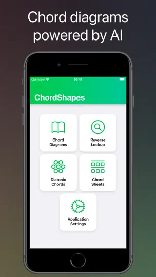 ChordShapes : Guitar Chords iPhone Ekran Görüntüsü 1