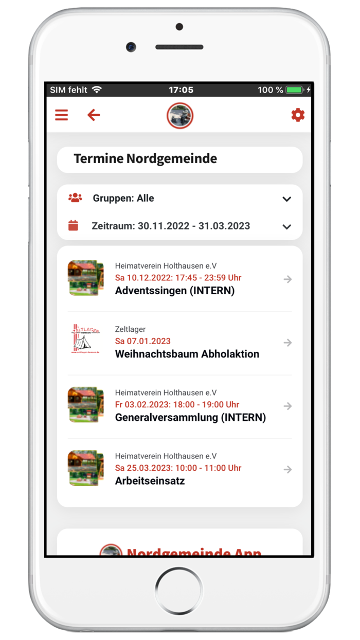 Nordgemeinde App