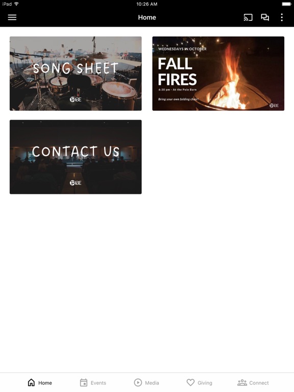 Tribe Church iPad screenshot 1 - Education app