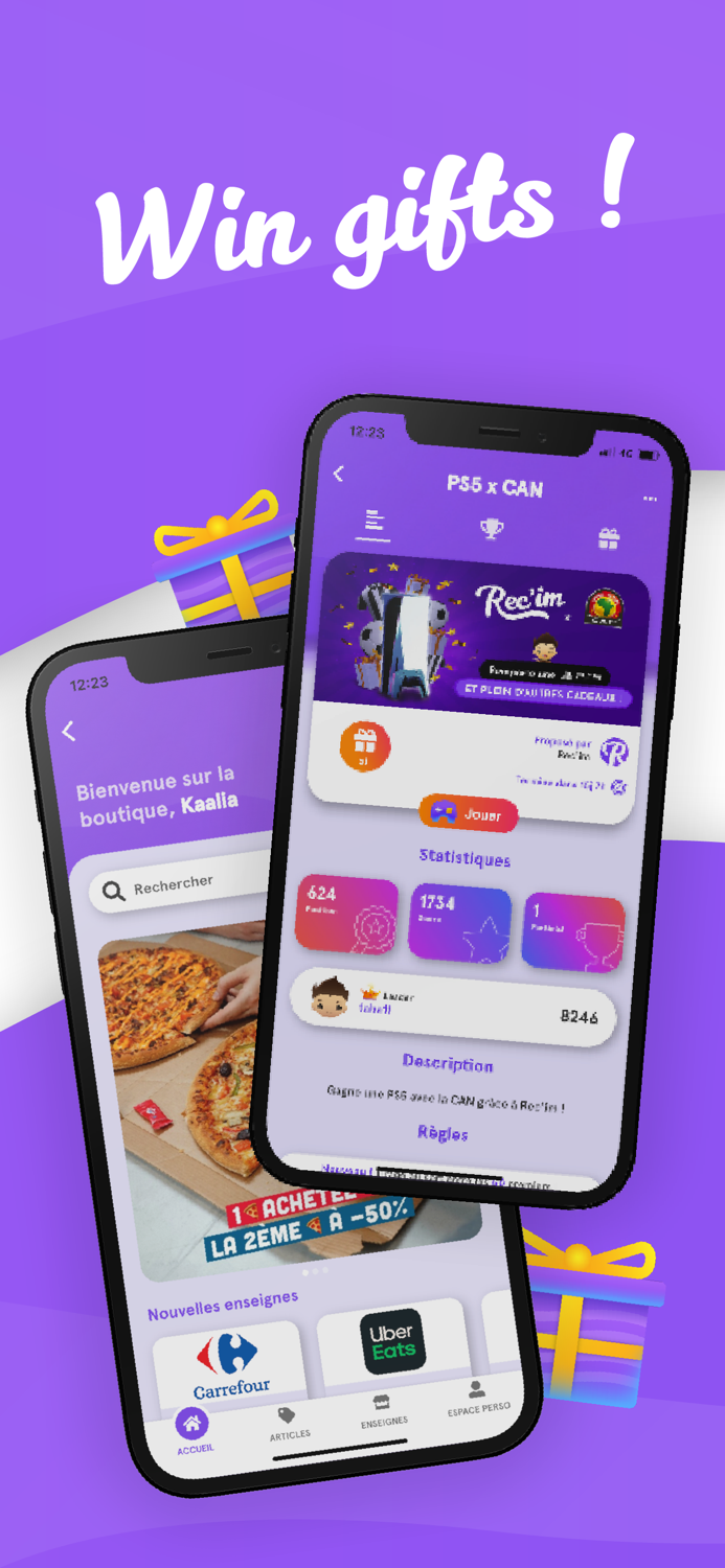 Recim  Games and Prizes