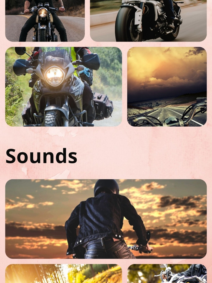Motorcycle Driving Sounds