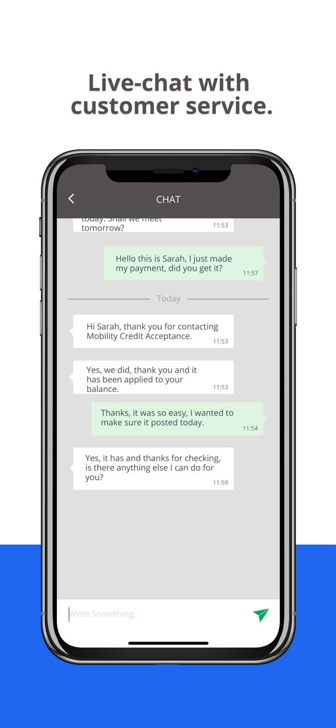 Mobility Credit Acceptance