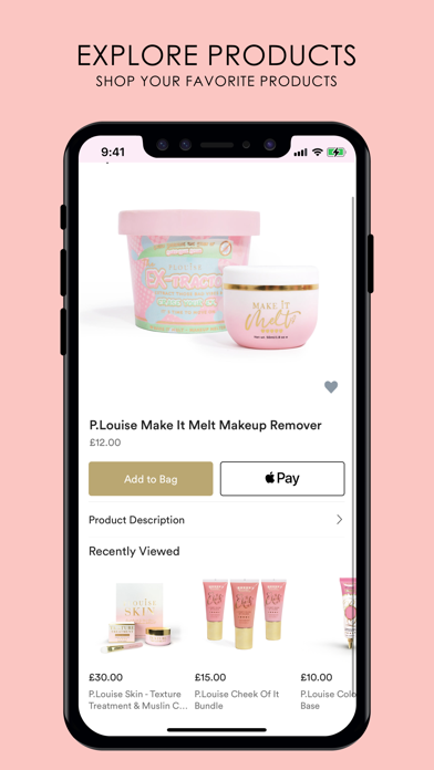 P Louise Cosmetics Screenshot