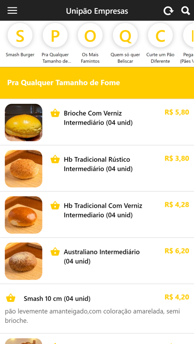 Unipão Empresas Screenshot