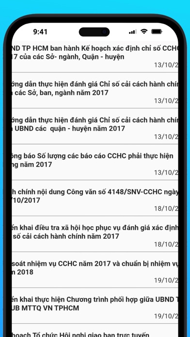 CCHC SNV HCM Screenshot