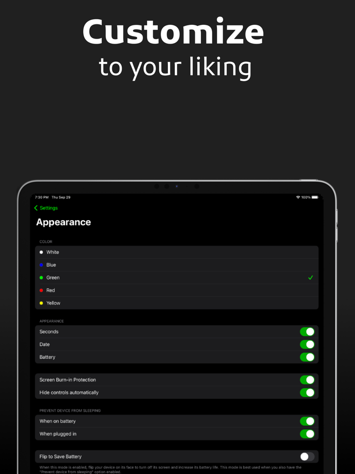 Digital Clock Nightstand Mode
