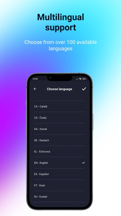 Cryptocurrency exchange Screenshot