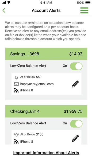 Woodforest Mobile Banking Screenshot