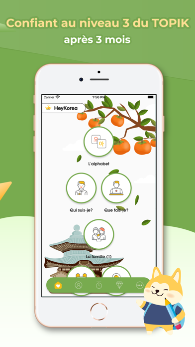 Screenshot #2 pour Apprenez le Coréen - HeyKorea
