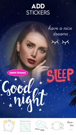 Game screenshot Good Night Frames & Messages apk