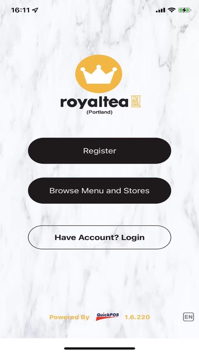 Royal Tea Portland Screenshot