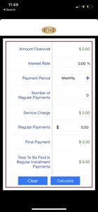 FSI Payment Calculator screenshot #1 for iPhone